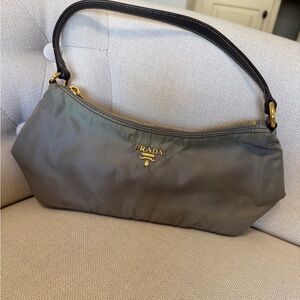 Prada Green-Gray Shoulder Bag